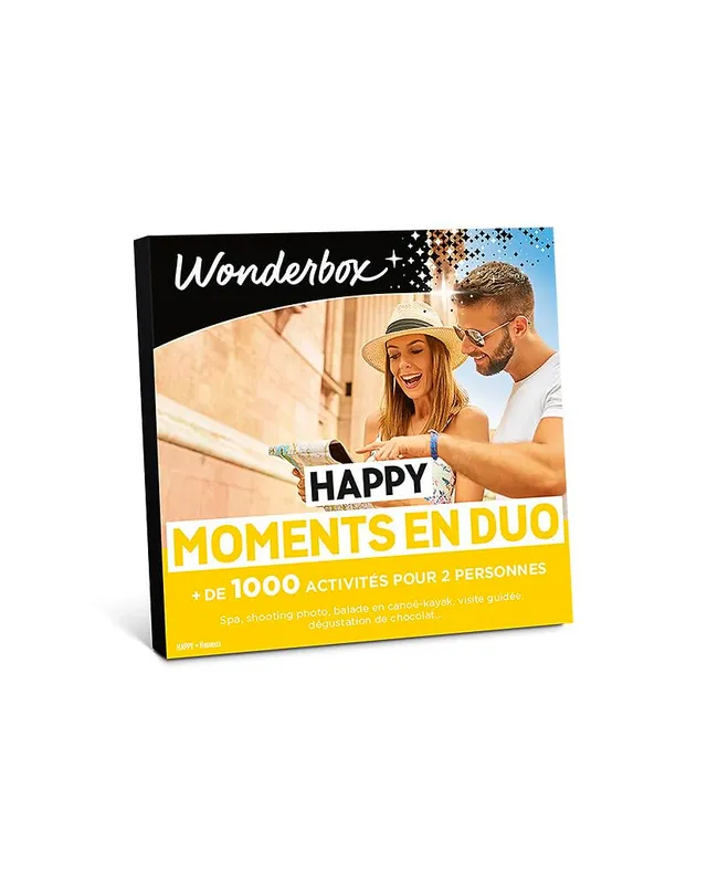 Wonderbox Happy Moments en Duo coffret cadeau multi activités