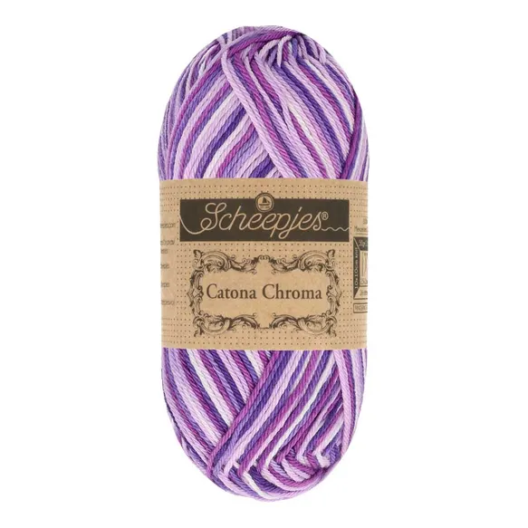 Scheepjes Catona Chroma 017 fil coton dégradé 50g