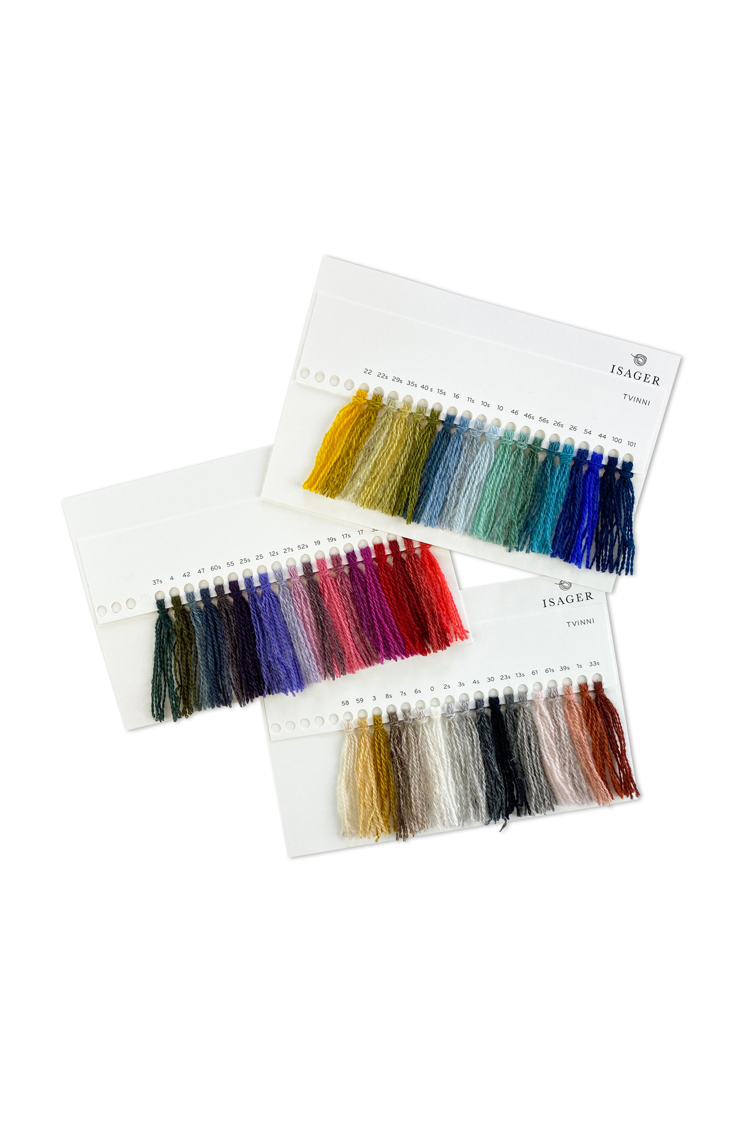Isager Tvinni Farvekort carte couleurs laine