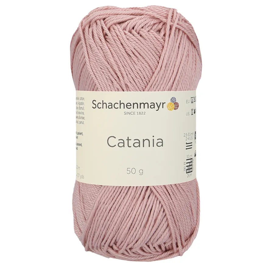 Schachenmayr Catania 0423 Vintage fil coton 50g marron
