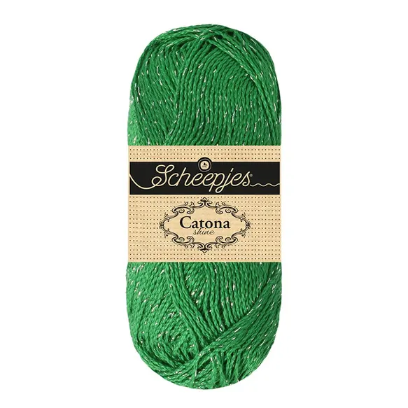 Scheepjes Catona Shine 515-S fil coton émeraude
