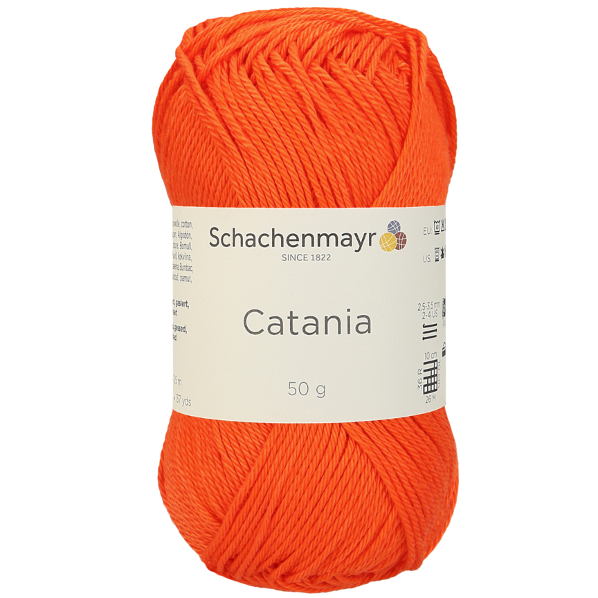 Schachenmayr Catania 0189 Jaffa fil coton 50g orange