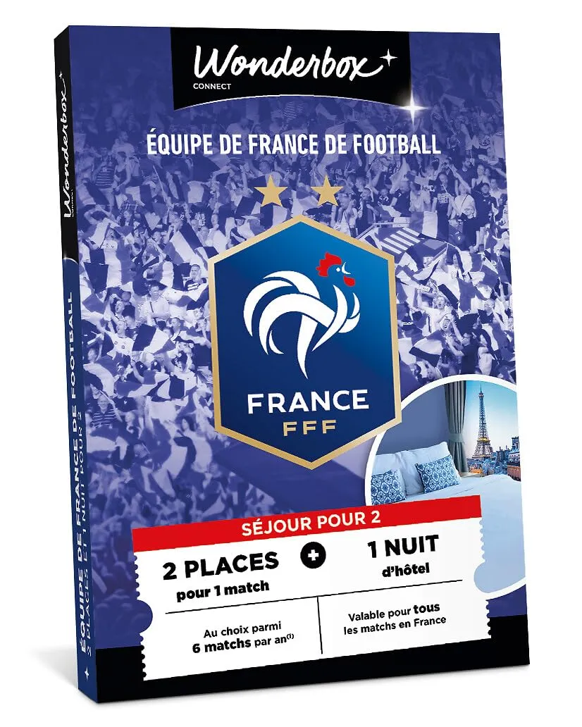 Wonderbox Connect Équipe de France coffret match 2 pers
