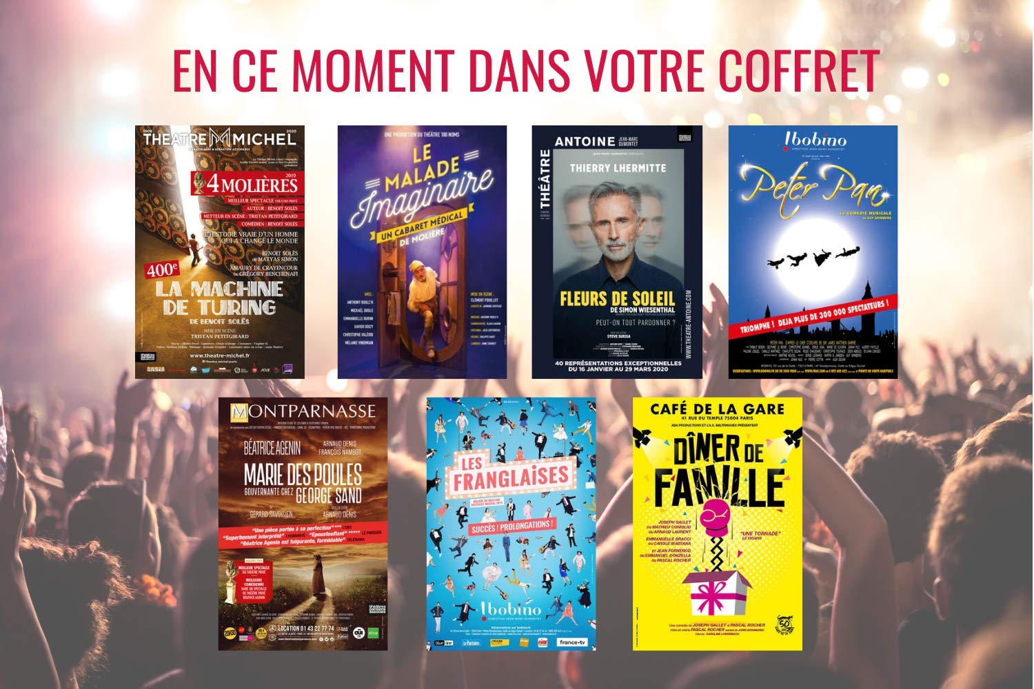 Wonderbox Évènements Culturels Cultur'In The City coffret spectacle 6 places théâtre