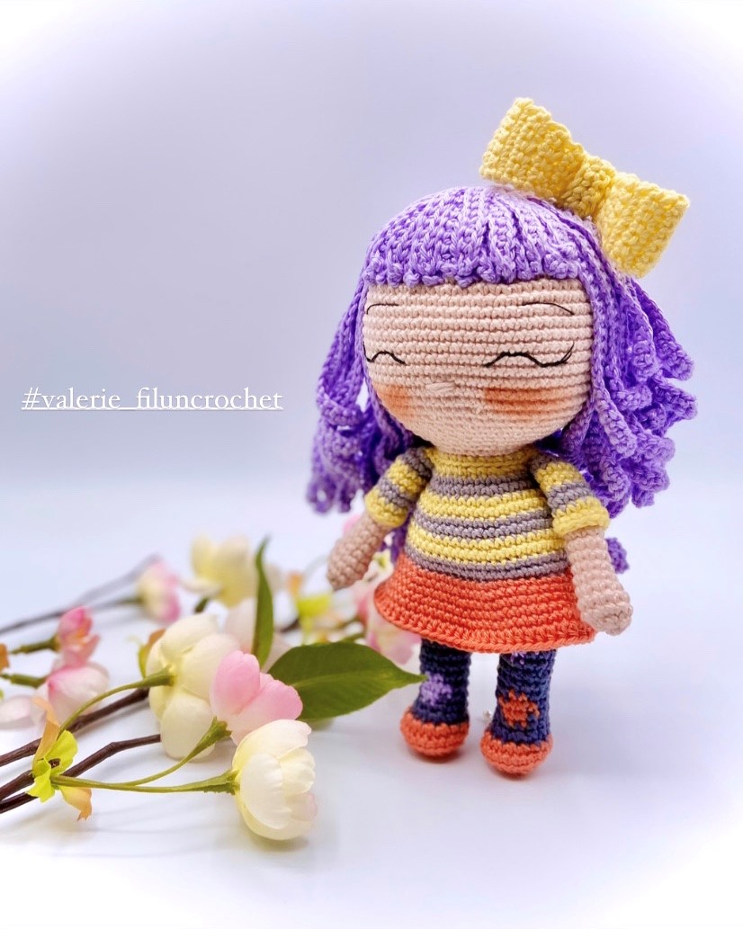 Lila signe avec bébé tutoriel crochet bébé