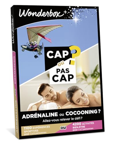 Wonderbox Cap ou Pas Cap Adrénaline ou Zen coffret 1 à 8 pers