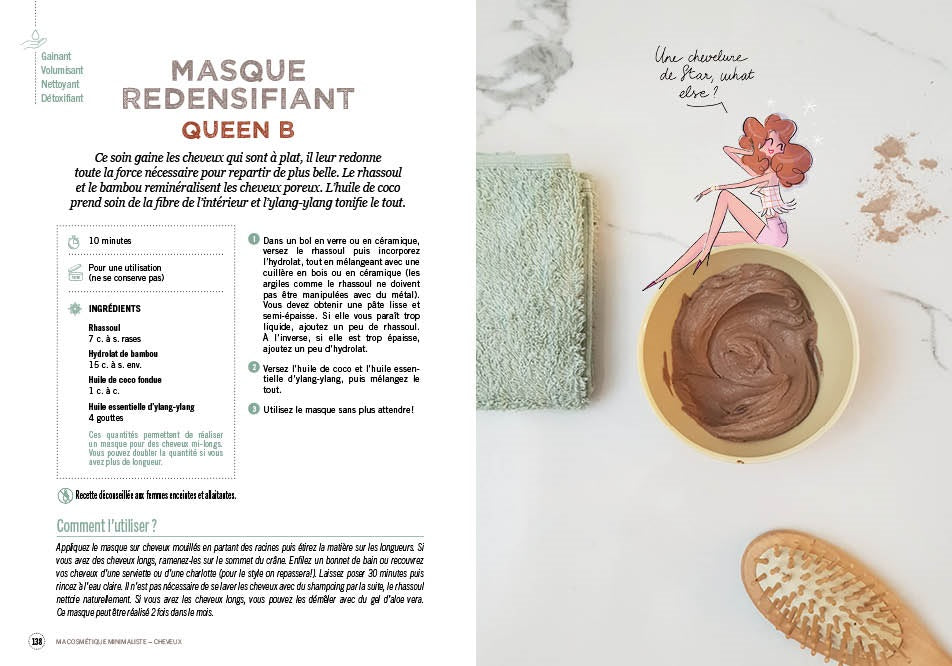 Souccar Ma cosmétique minimaliste livre broché 50 recettes