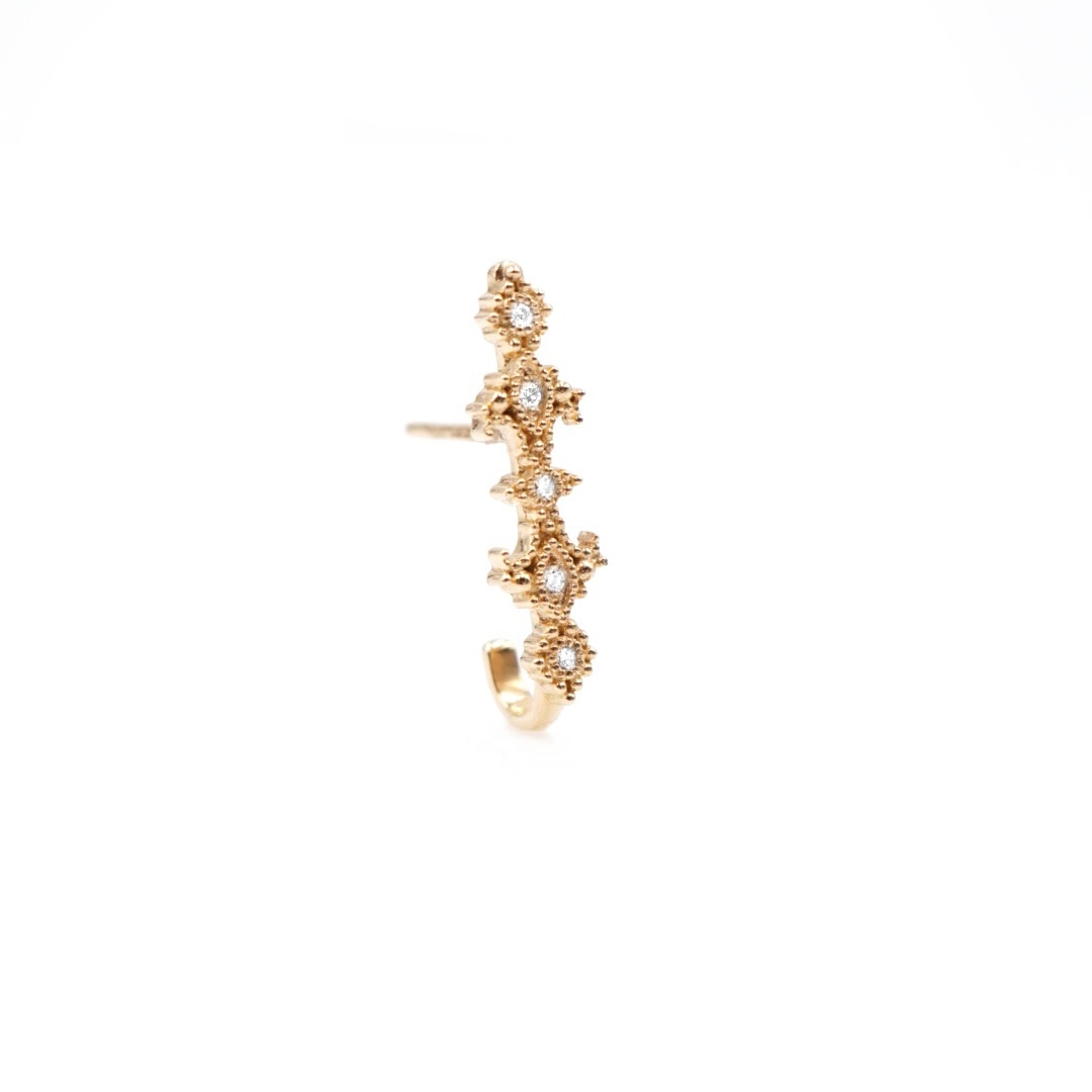 ANGÈLE BROUSSE Greta boucle d’oreille tige or diamant