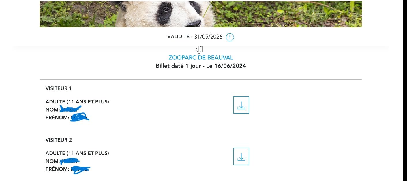Wonderbox Parcs ZooParc de Beauval coffret cadeau 2 personnes