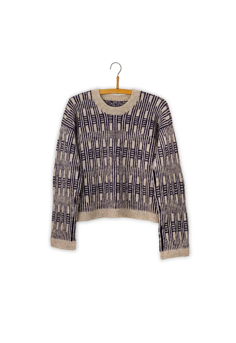 Isager Yarn Kits Grace Sweater kit tricot pull laine