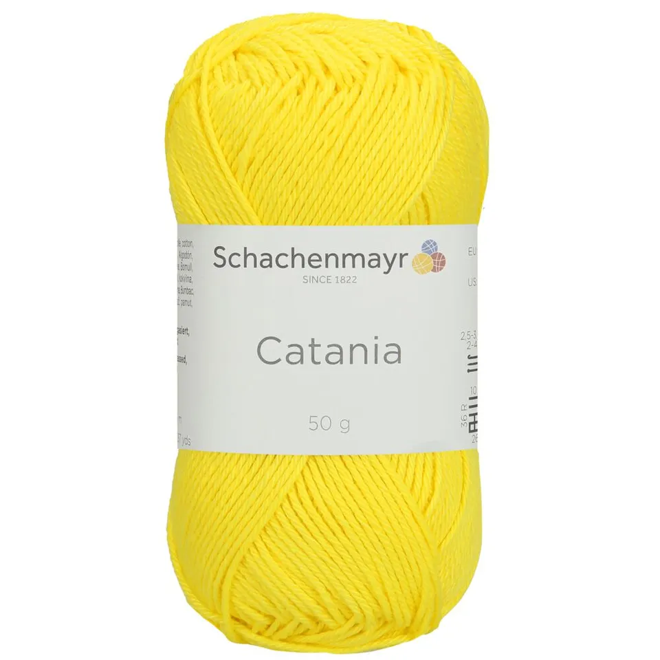 Schachenmayr Catania coton 0442 jaune néon lavable