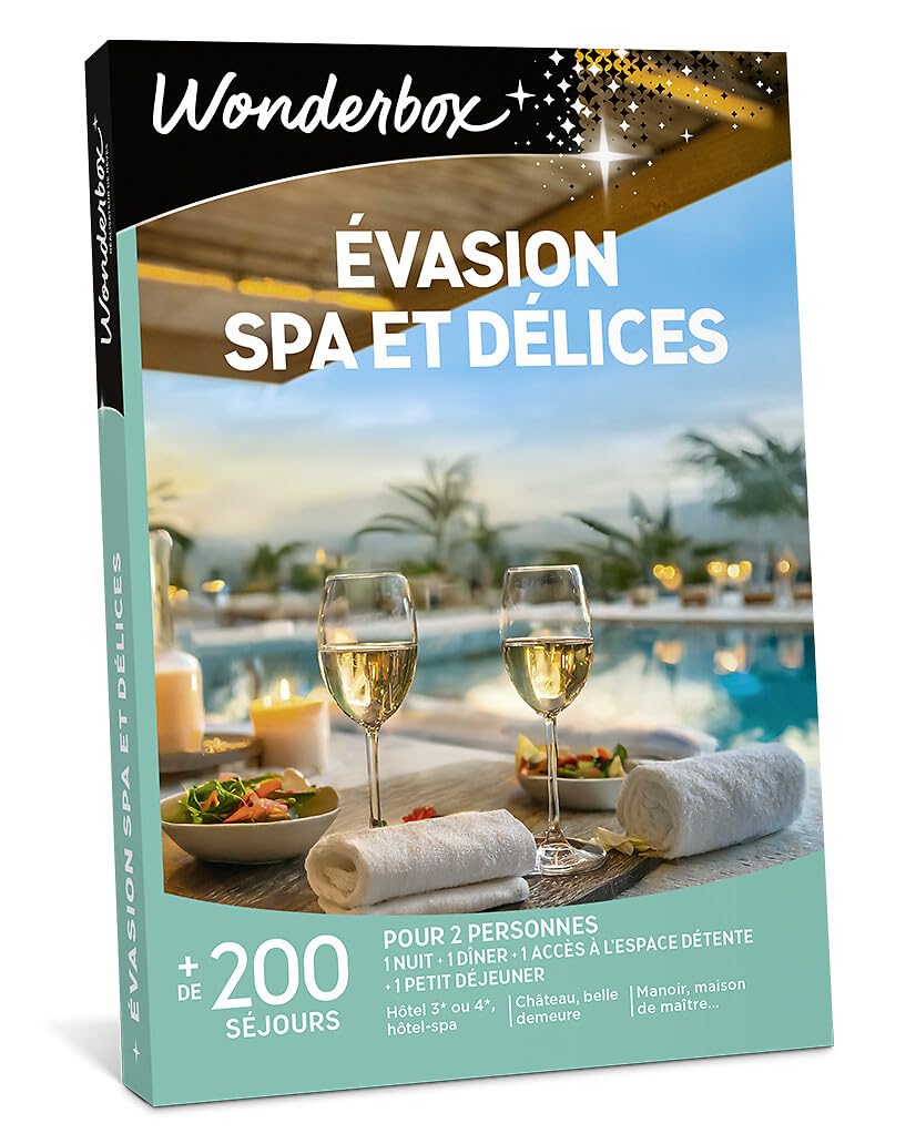 Wonderbox Séjour & Week-end Évasion Spa coffret 2 pers