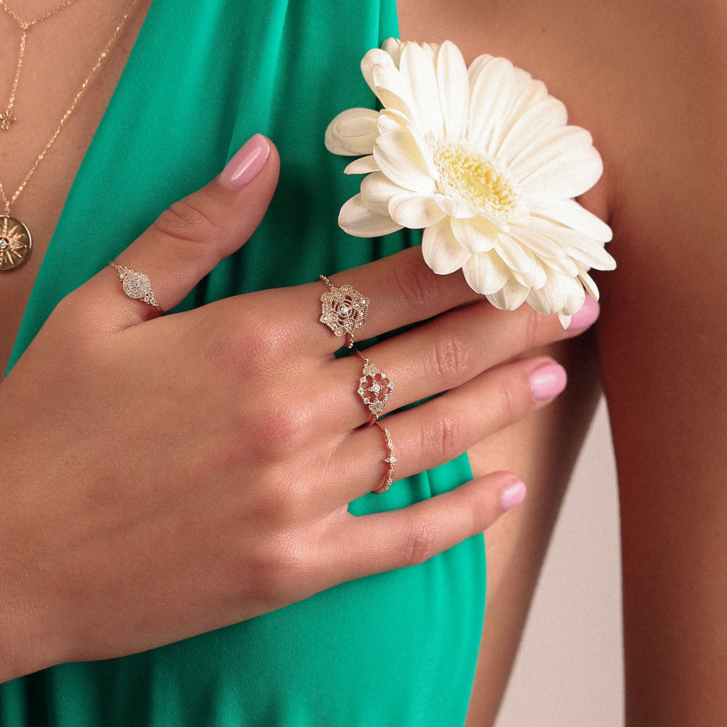 Angèle Brousse Greta Princesse bague or jaune 18 carats