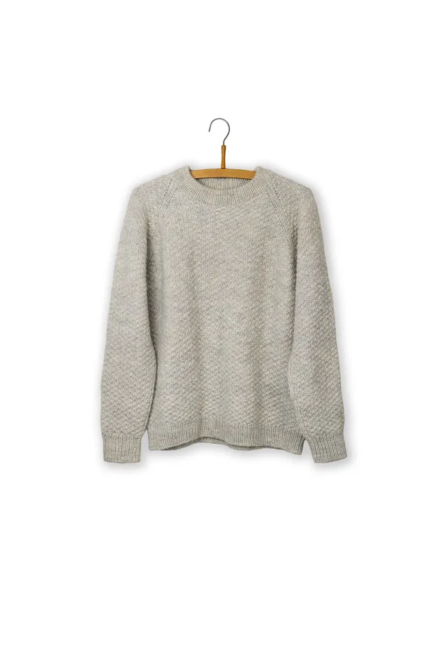 Isager Fabian Sweater kit pull Uld 2 Silk Mohair
