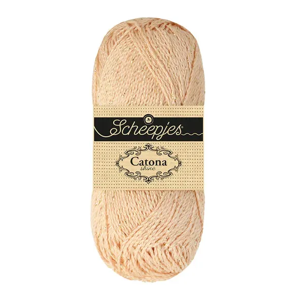 Scheepjes Catona Shine 255 fil coton coquille or