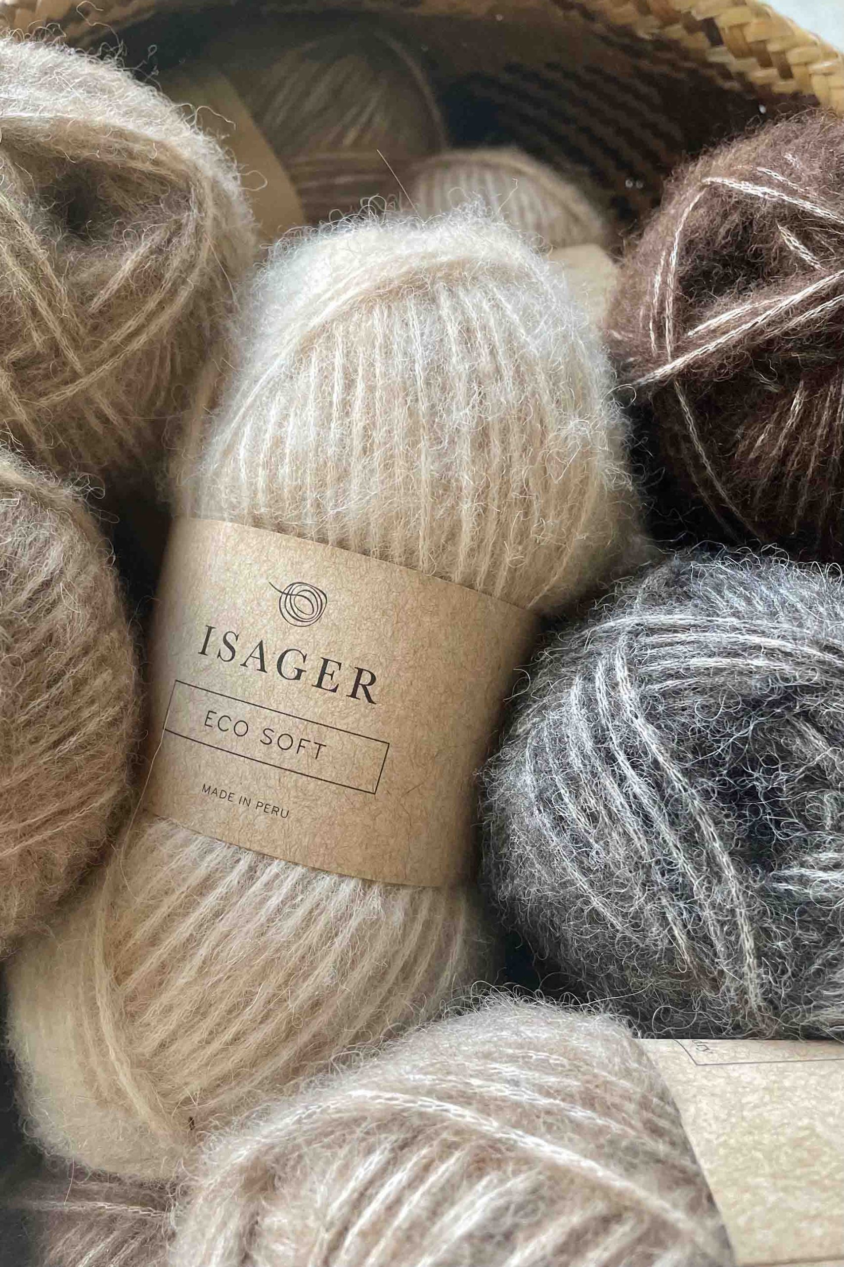 Isager Yarn Soft fil à tricoter laine