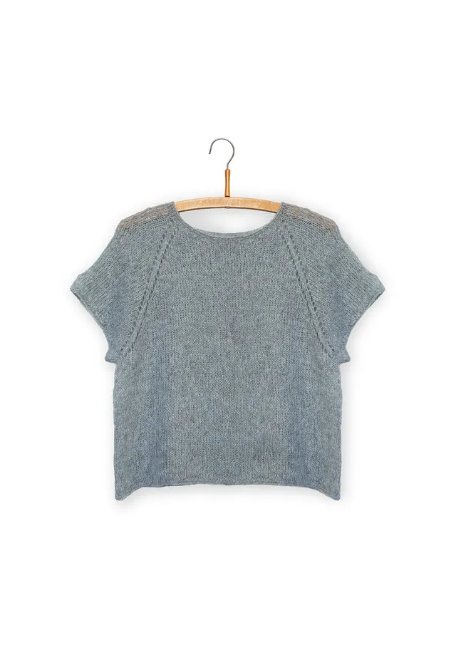 Isager Bluebell patron tricot modèle pull