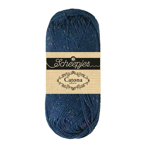 Scheepjes Catona Shine 527-R Minuit fil coton brillant