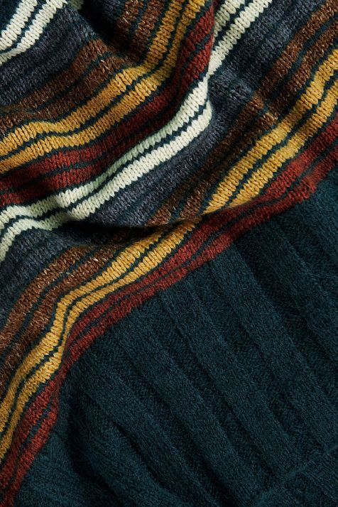Isager Yarn Kits Inca Stripes kit tricot pull rayé laine