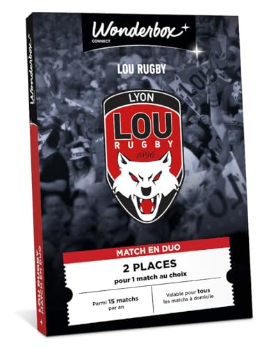 Wonderbox Lou Rugby coffret cadeau match 2 places 2 pers.