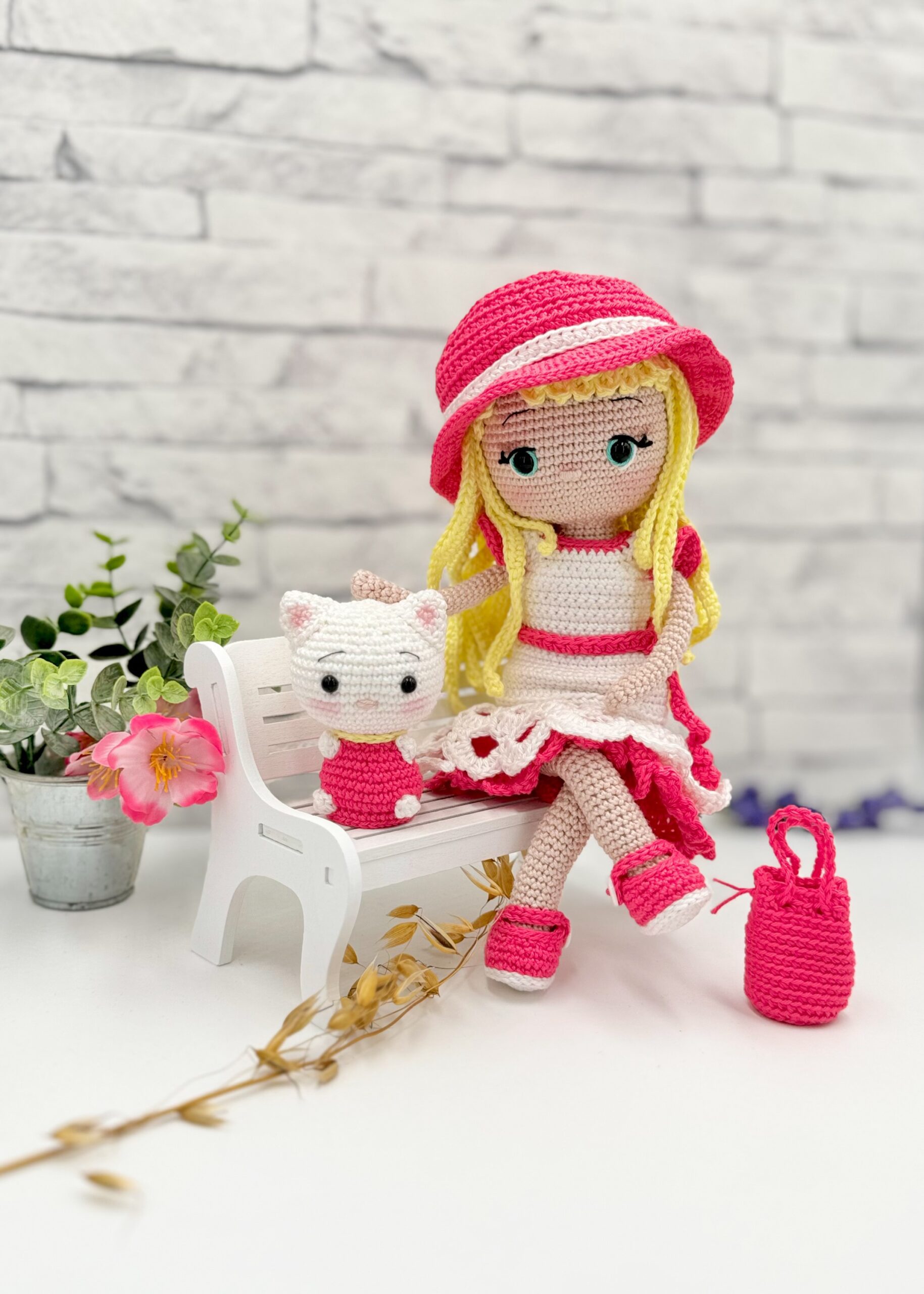 Valérie Fil Valentina livret crochet poupée Valérias