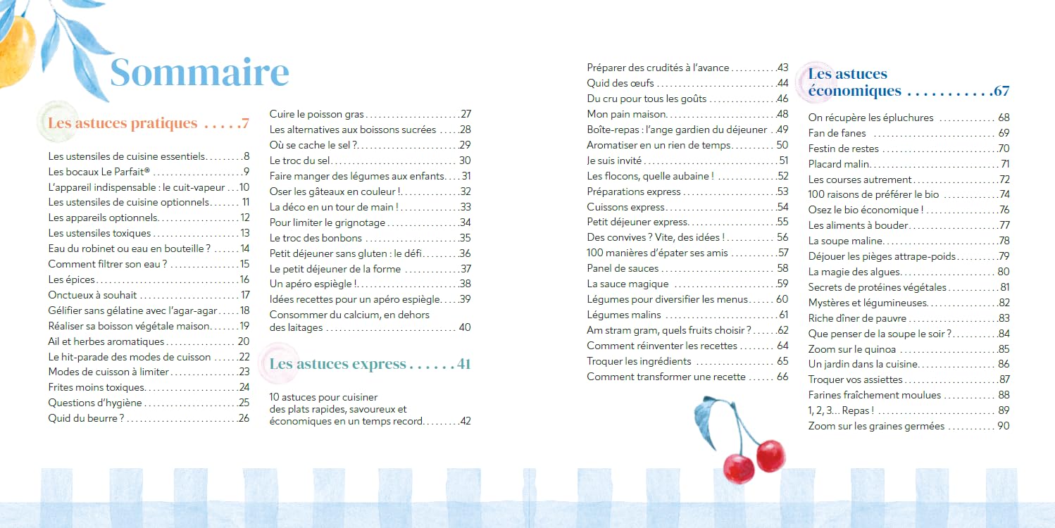 Souccar Editions L'assiette à malices guide cuisine saine broché 101 astuces
