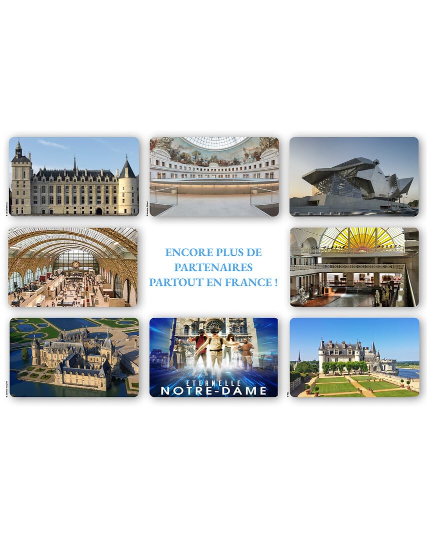 Wonderbox Évènements Culturels Joyaux du Patrimoine coffret musée 6 entrées