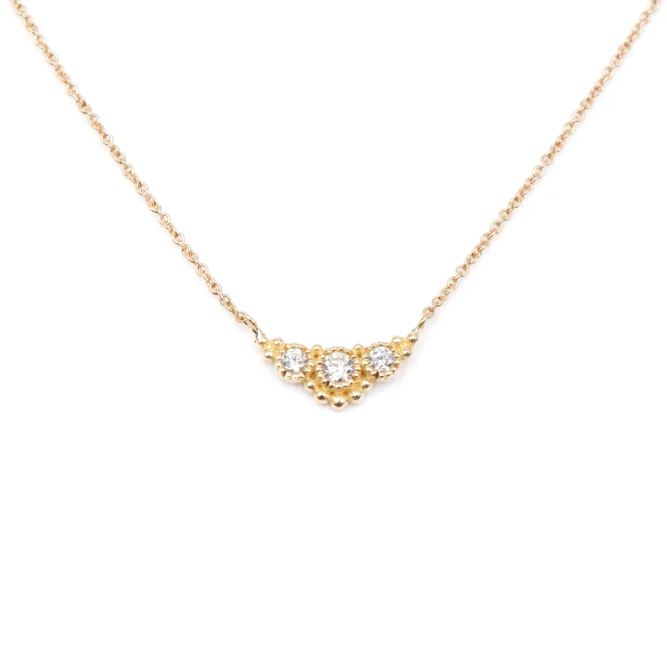 Angèle Brousse Susie Collier Or Jaune 18 Carats Topazes