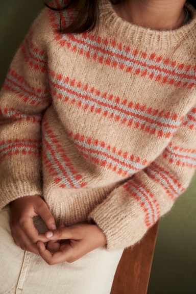 Isager Yarn Kits Little Norma Sweater kit pull