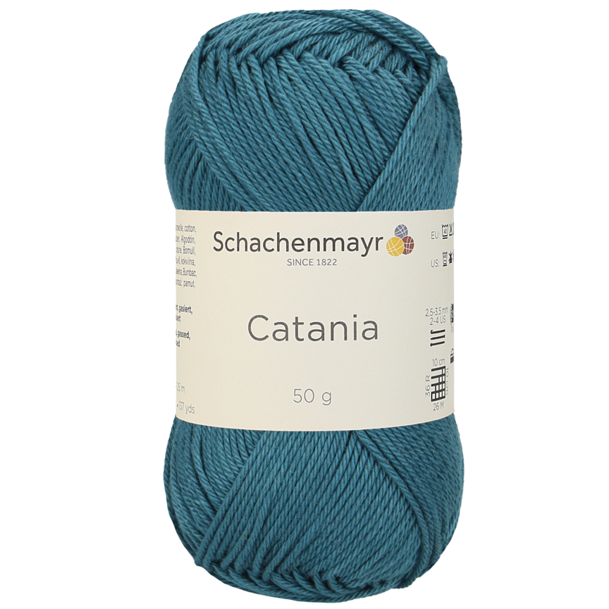 Schachenmayr Catania 0391 fil coton Petrol bleu
