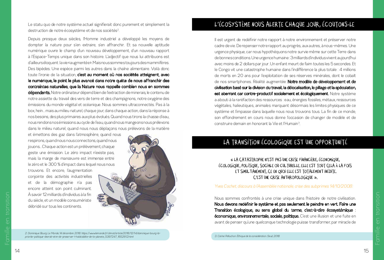 Souccar Guide pratique Famille en transition écologique livre broché