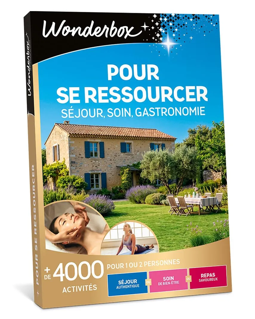 Wonderbox Se Ressourcer coffret cadeau bien-être 1-2 pers. multi