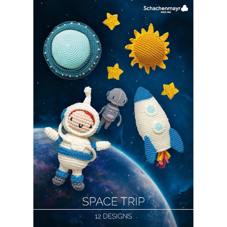 Schachenmayr Space Trip tutoriel crochet 12 modèles