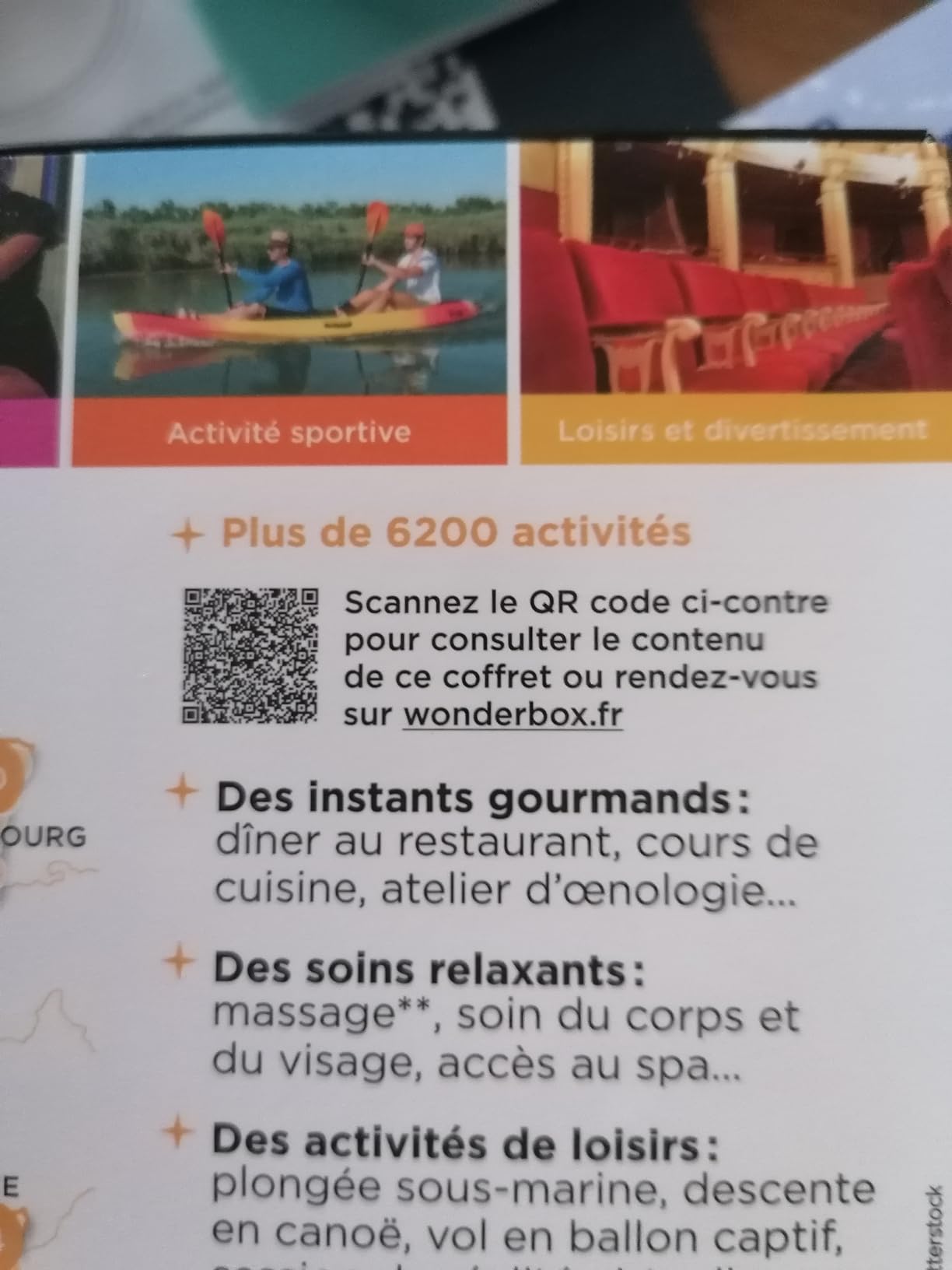 Wonderbox Pour Toi Et Moi Emotion coffret cadeau 2 pers