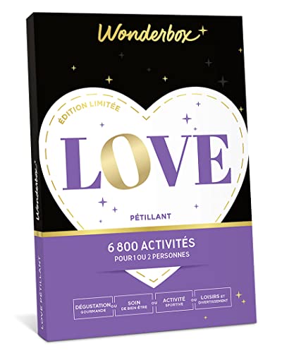 Wonderbox Love Pétillant coffret cadeau duo 1-2 pers.
