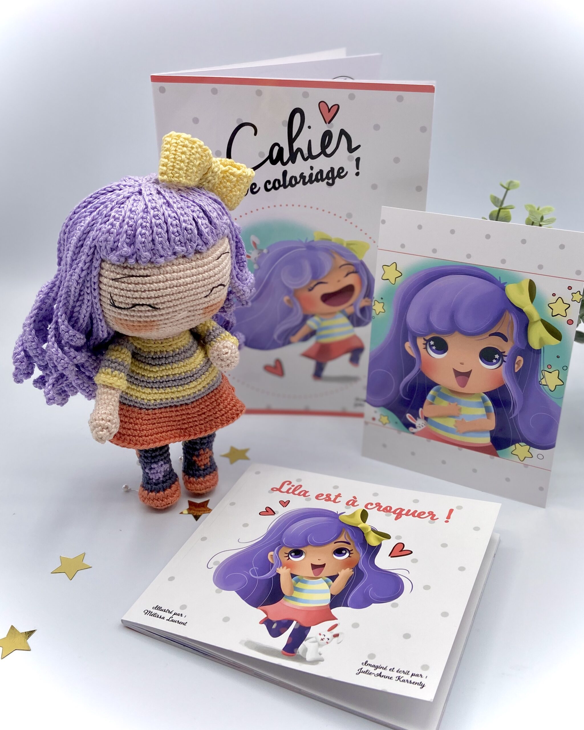 Lila signe avec bébé tutoriel crochet bébé
