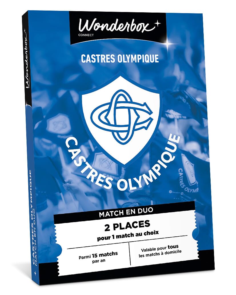 Wonderbox Castres Olympique coffret cadeau rugby 2 pers