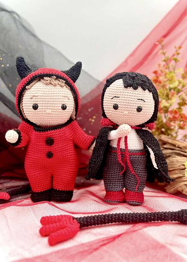 Valérie Fil Un Crochet Combo Aurore Jardin Halloween livres patron A4