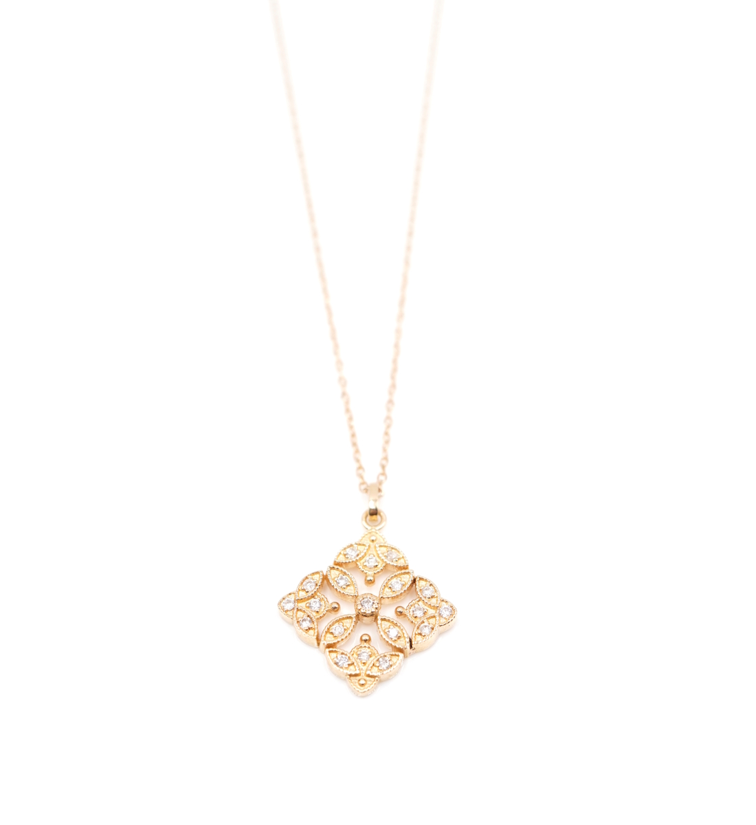 Angèle Brousse Romance collier or 18 carats diamants 50 cm