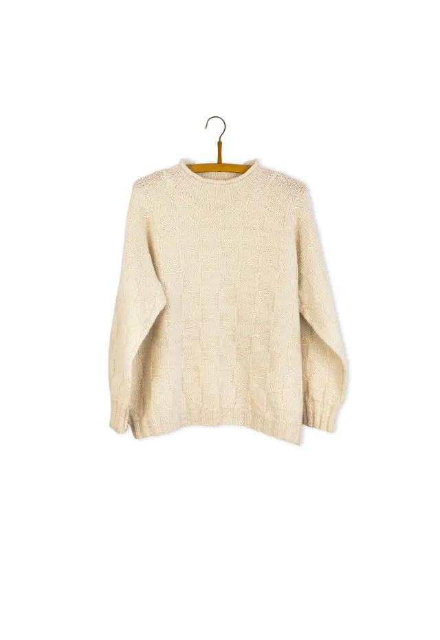 Isager Tuen Sweater kit tricot Kamgarn Mohair