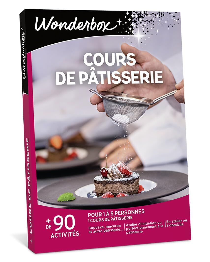 Wonderbox Cours de Pâtisserie coffret atelier 1 à 5 pers.