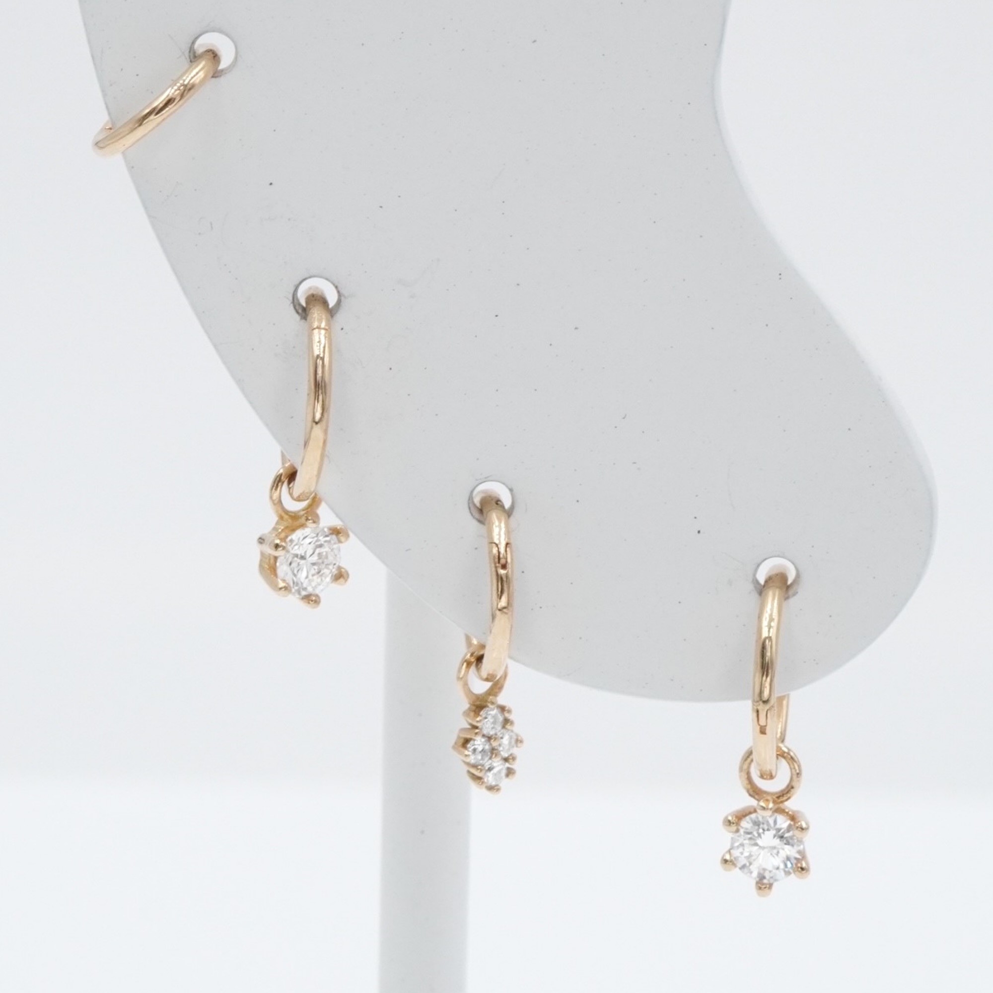 Angèle Brousse Eternity Charm or jaune losange diamants