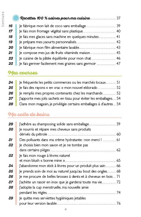 Souccar Zéro plastique zéro toxique livre broché écologie