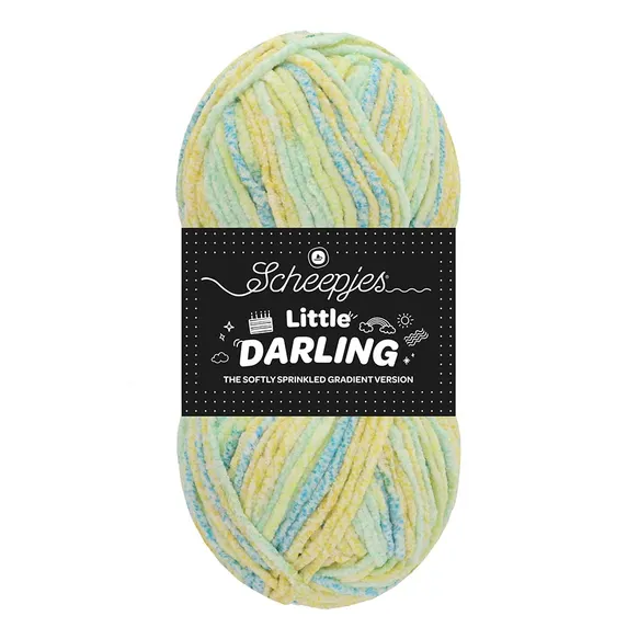 Scheepjes Little Darling 06 fil chenille velours DK dégradé Beach