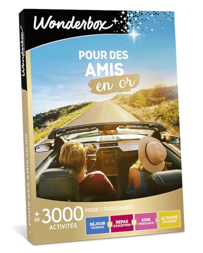 Wonderbox Ami en Or coffret cadeau 2 personnes manoir spa