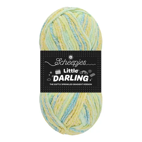 Scheepjes Little Darling 06 fil chenille velours DK dégradé Beach
