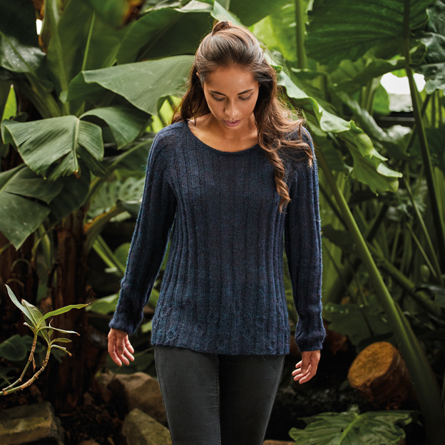 Isager På hæld kit tricot pull femme laine