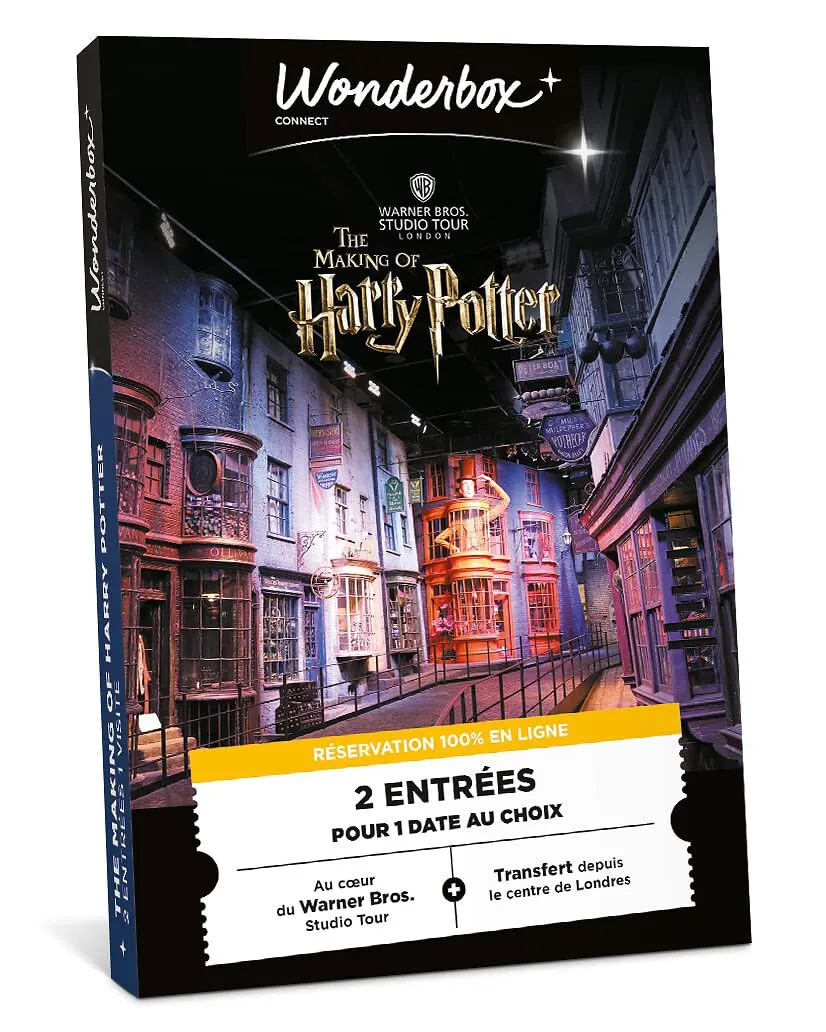 Wonderbox Harry Potter Studio coffret cadeau 2 personnes visite studio