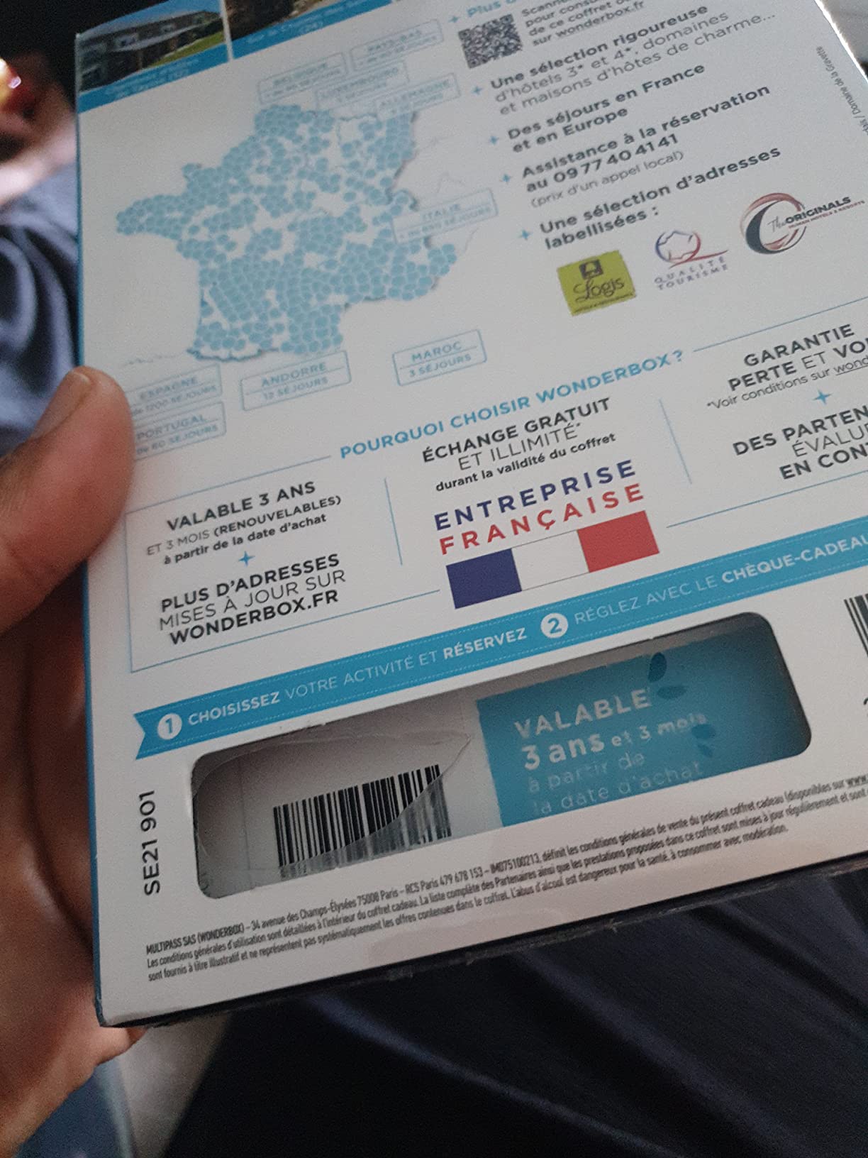 Wonderbox Séjour & week-end Amoureux coffret nuit 2 pers