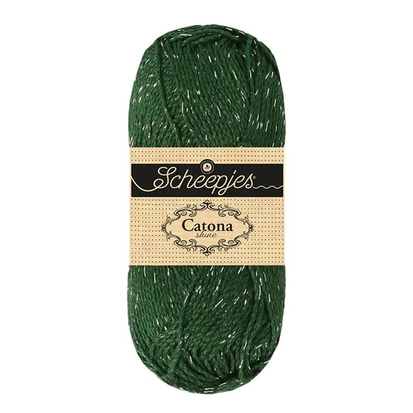 Scheepjes Catona Shine 525-S fil coton sapin argent